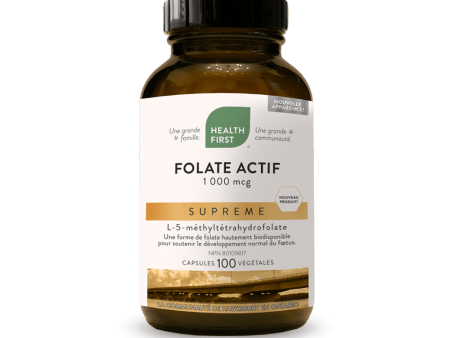 Health first - folate actif supreme 1000 mcg -100 vcaps Discount