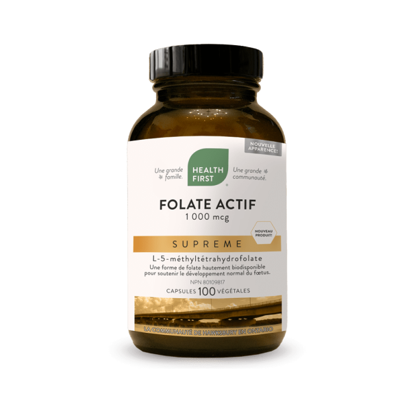 Health first - folate actif supreme 1000 mcg -100 vcaps Discount