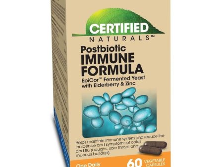 Certified naturals - postbiotic immune formula (epicor) - 60 vcaps Online