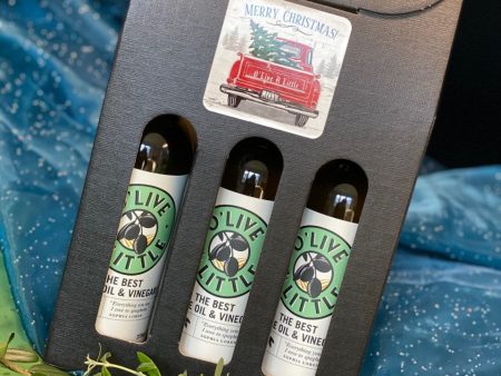 Three Bottle Holiday Gift Set - Savory Combo For Sale