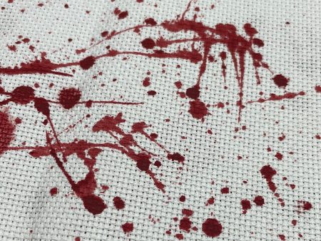 14 Count Blood Splatter Aida Online Sale