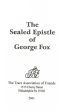 Tract: The Sealed Epistle of George Fox For Sale