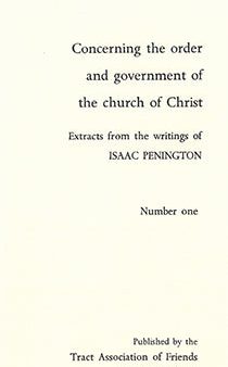 Tract: Concerning the order and government of the church of Christ on Sale