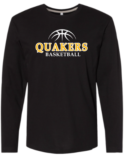 2022 QVMS GIRLS BASKETBALL FINE COTTON JERSEY YOUTH & ADULT LONG SLEEVE TEE Discount