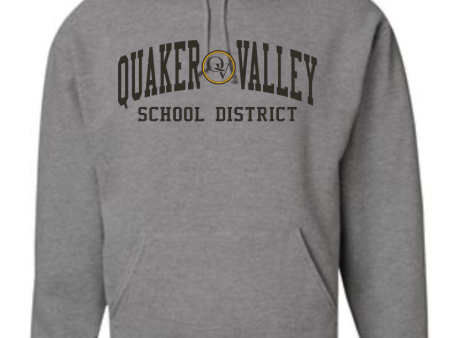 QUAKER VALLEY SCHOOL DISTRICT YOUTH & ADULT HOODED SWEATSHIRT Hot on Sale