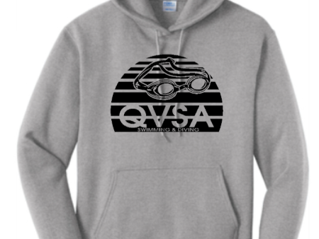 2022 FUNDRAISER - QVSA SWIMMING & DIVING:  HOODED SWEATSHIRT on Sale