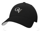 QUAKER VALLEY PACIFIC HEADWEAR BRAND ADULT SIZE PERFORMANCE MATERIAL HAT - BLACK Sale