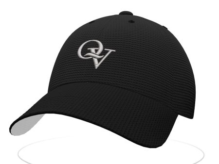 QUAKER VALLEY PACIFIC HEADWEAR BRAND ADULT SIZE PERFORMANCE MATERIAL HAT - BLACK Sale