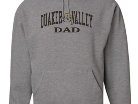 QUAKER VALLEY FAMILY GEAR ADULT HOODED SWEATSHIRT - DAD For Cheap