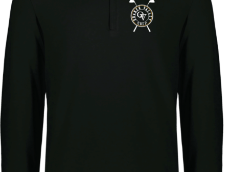 24 GOLF FUNDRAISER - QUAKER VALLEY GOLF -  EMBROIDERED ULTRA SOFT SUEDE KNIT MEN S 1 4 ZIP Supply