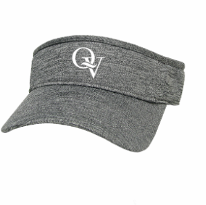 QUAKER VALLEY LEGACY BRAND COOL-FIT ADJUSTABLE VISOR - HEATHER GREY OR BLACK Sale