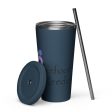 Insulated tumbler with a straw Online now