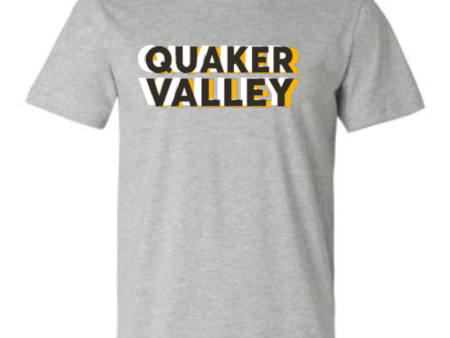 QUAKER VALLEY TRI-COLORED YOUTH & ADULT SHORT SLEEVE T-SHIRT Supply