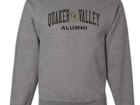 QUAKER VALLEY ALUMNI ADULT CREW NECK SWEATSHIRT Hot on Sale