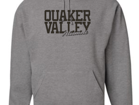 QUAKER VALLEY ALUMNI SCRIPT ADULT HOODED SWEATSHIRT Fashion