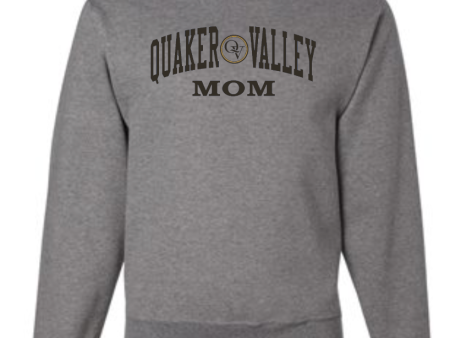 QUAKER VALLEY FAMILY GEAR ADULT CREW NECK SWEATSHIRT - MOM For Cheap