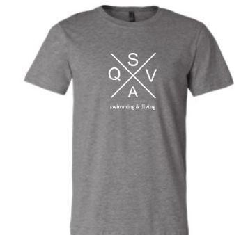 QVSA SWIMMING & DIVING TODDLER, YOUTH & ADULT SHORT SLEEVE T-SHIRT W  1 COLOR DESIGN For Discount