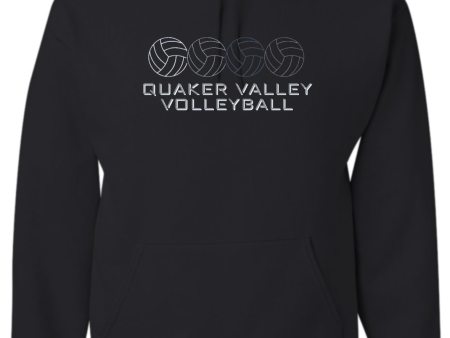 QUAKER VALLEY VOLLEYBALL YOUTH & ADULT HOODED SWEATSHIRT Supply