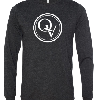 QUAKER VALLEY YOUTH & ADULT LONG SLEEVE TRI-BLEND TSHIRT - BLACK Online Sale