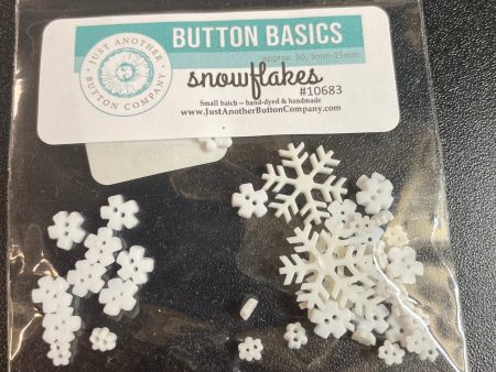 Snowflakes Button pack Discount