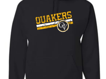 QUAKER VALLEY VINTAGE DESIGN YOUTH & ADULT HOODED SWEATSHIRT For Sale