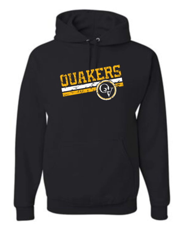 QUAKER VALLEY VINTAGE DESIGN YOUTH & ADULT HOODED SWEATSHIRT For Sale