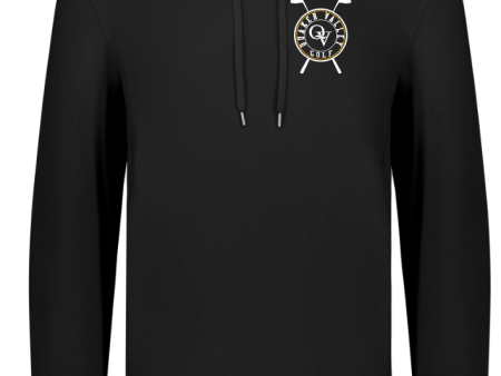 24 GOLF FUNDRAISER - QUAKER VALLEY GOLF -  EMBROIDERED ULTRA SOFT SUEDE KNIT MEN S HOODED SWEATSHIRT Online