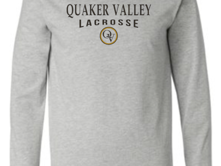 QUAKER VALLEY LACROSSE 20 21 YOUTH & ADULT LONG SLEEVE TEE -  ATHLETIC GREY Online