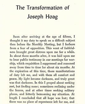 Tract: The Transformation of Joseph Hoag Online Hot Sale