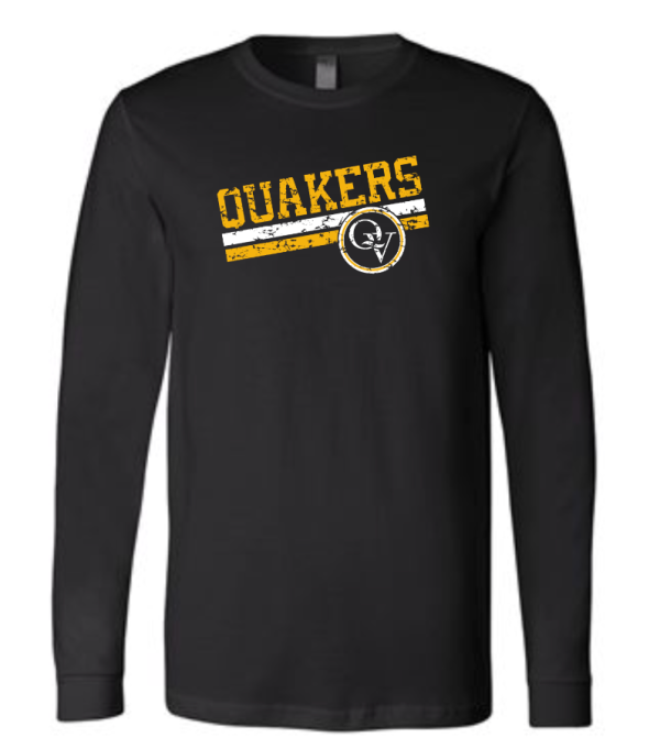 QUAKER VALLEY VINTAGE DESIGN YOUTH & ADULT LONG SLEEVE TEE For Cheap