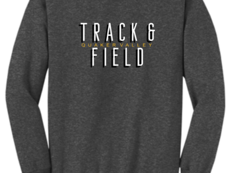 2023 FUNDRAISER - QUAKER VALLEY TRACK AND FIELD YOUTH & ADULT CREWNECK SWEATSHIRT Supply