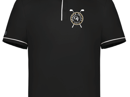 24 GOLF FUNDRAISER - QUAKER VALLEY GOLF -  EMBROIDERED MEN S POLO For Cheap