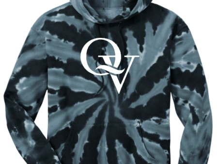 QUAKER VALLEY TIE DYE YOUTH & ADULT HOODED SWEATSHIRT For Sale