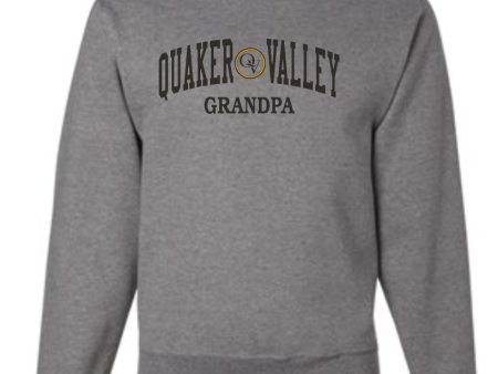 QUAKER VALLEY FAMILY GEAR ADULT CREW NECK SWEATSHIRT - GRANDPA Online Hot Sale