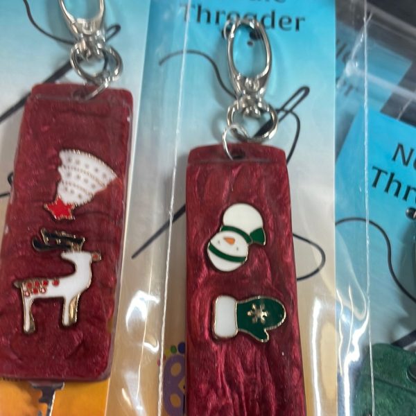 Christmas Resin Needle Threader Fashion