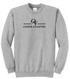 *NEW* QUAKER VALLEY CROSS COUNTRY YOUTH & ADULT CREWNECK SWEATSHIRT - ATHLETIC HEATHER OR JET BLACK Discount