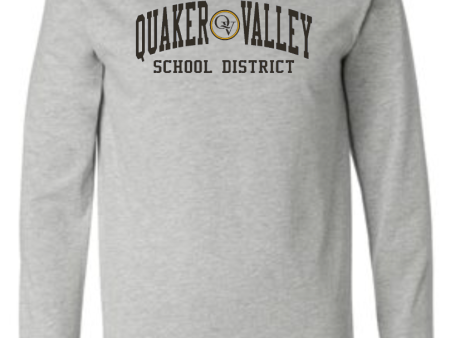 QUAKER VALLEY SCHOOL DISTRICT YOUTH & ADULT LONG SLEEVE TEE For Cheap